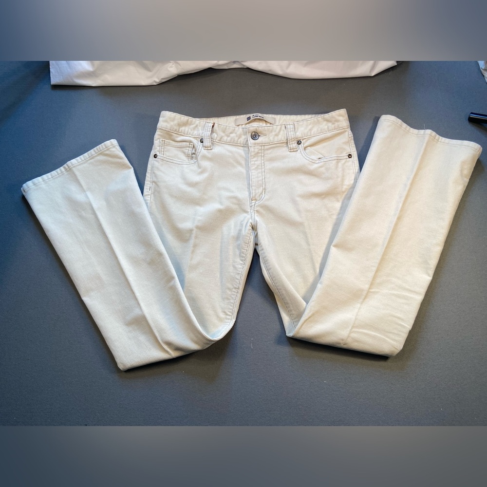 Gap Curvy Low Rise, Winter White, Cords,‎ Size 14R VINTAGE